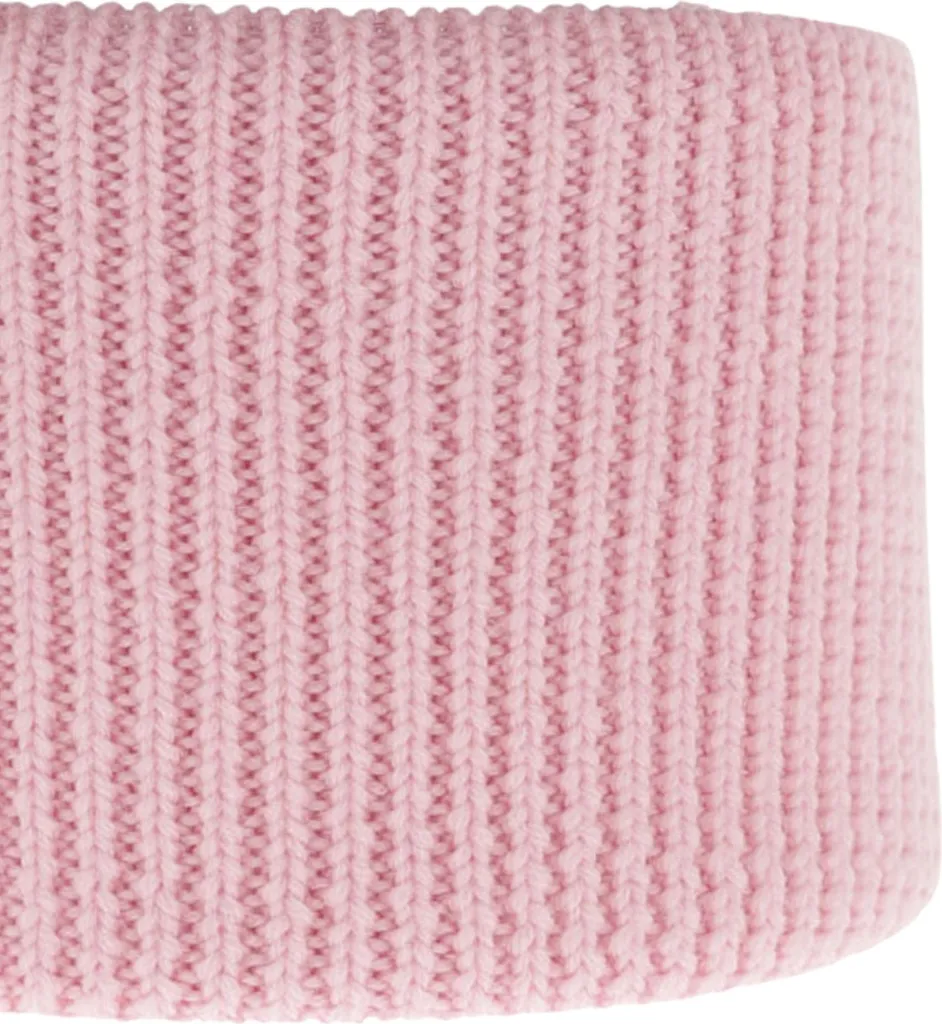 Sciarpa a Anello Bambina Maxte - Lana Extra Fine 100% Vanilla Pink - 2