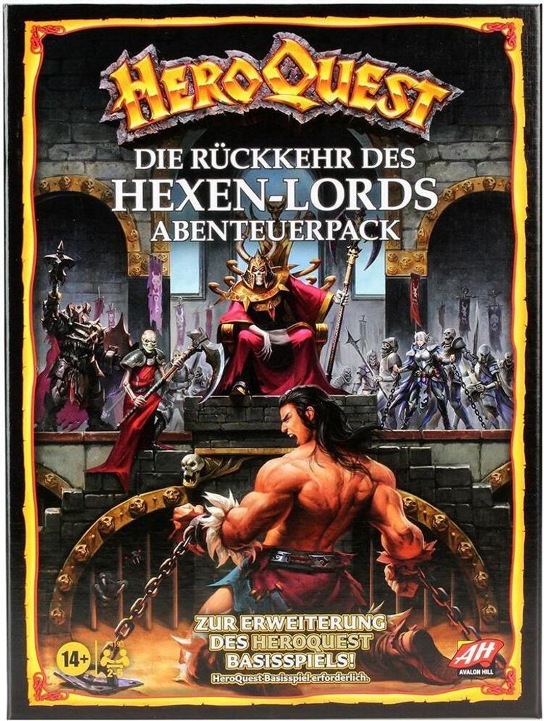 Avalon Hill HeroQuest Il ritorno del Signore degli Stregoni Immagine del prodotto 