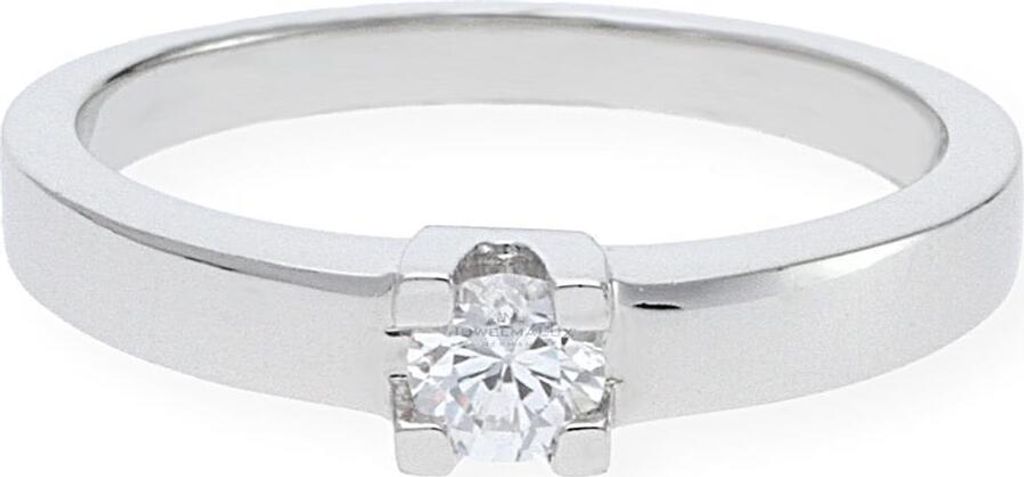 JuwelmaLux Damenring Silber 925 mit synthetischem Zirkonia JL10-07-0596 56