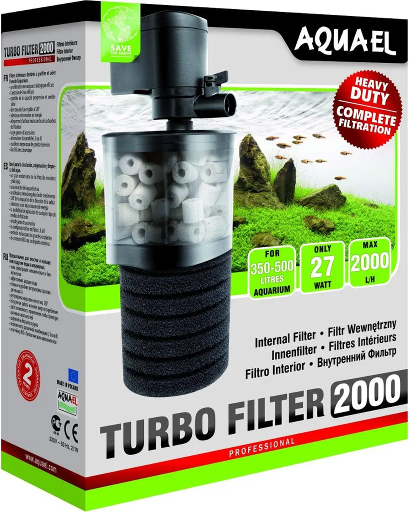 Système de filtration d'eau TURBO 2000 avec cartouche lavable 20 microns