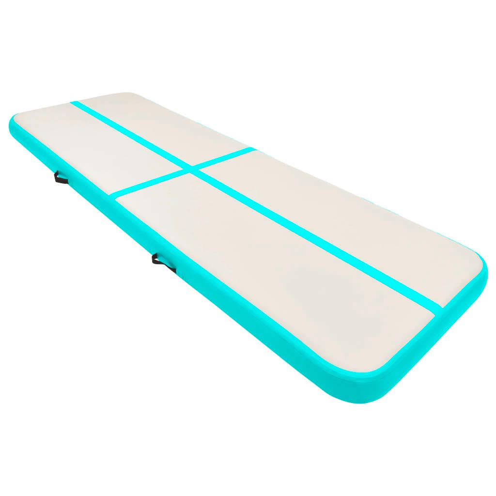 Tappetino Ginnastica Gonfiabile e Pompa 500x100x20 cm PVC Immagine del prodotto 