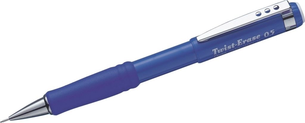 Druckbleistift Twist-Erase 0,5mm blau Packung mit 12 Stück