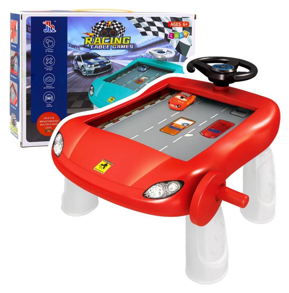 Fahrsimulator Handbuch Lerntisch Rot Produktbild 