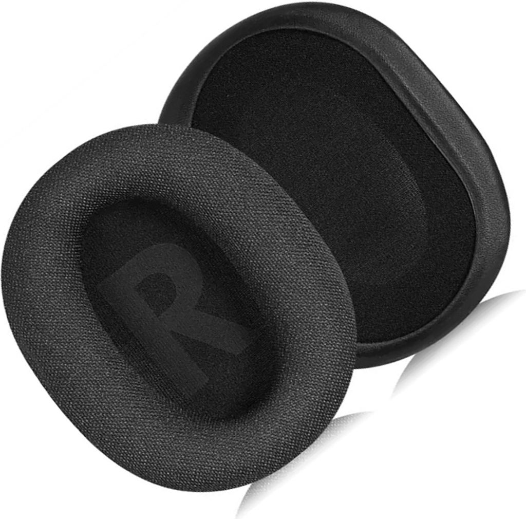 INF Schwarze Baumwoll-Ohrpolster für Logitech G PRO X (2er-Pack)