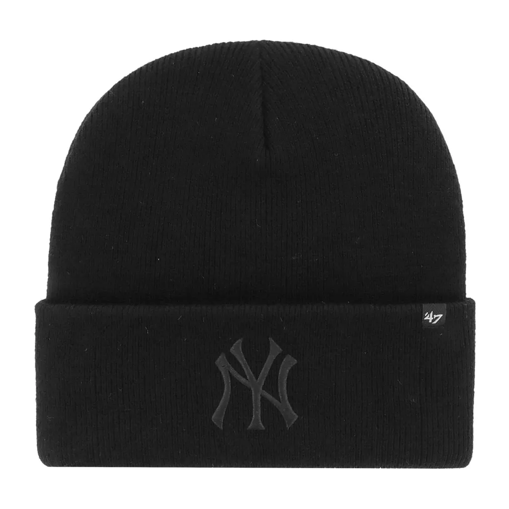 Bonnet NY Yankees Noir 47 Brand - Maille Haymaker Souple et Chaude