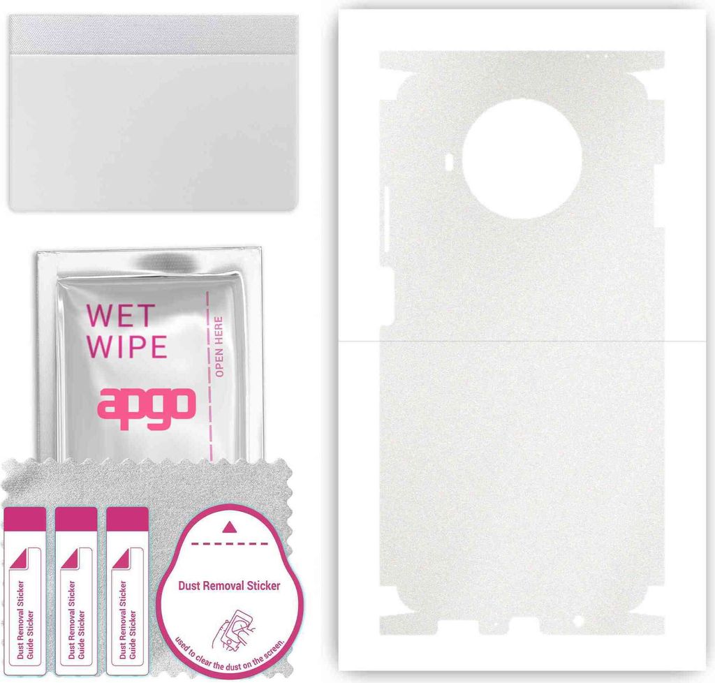 apgo Rückseite + Seiten Schutzfolie, Skin, kompatibel mit Xiaomi Redmi Note 9 Pro 5G, Hinten Displayschutzfolie aus Vinylfolie, kratzfest, einfach...