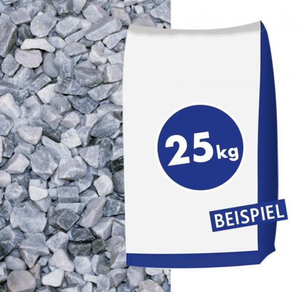 Marmorsplitt Ice Blue 8 -16mm 25 kg Produktbild 