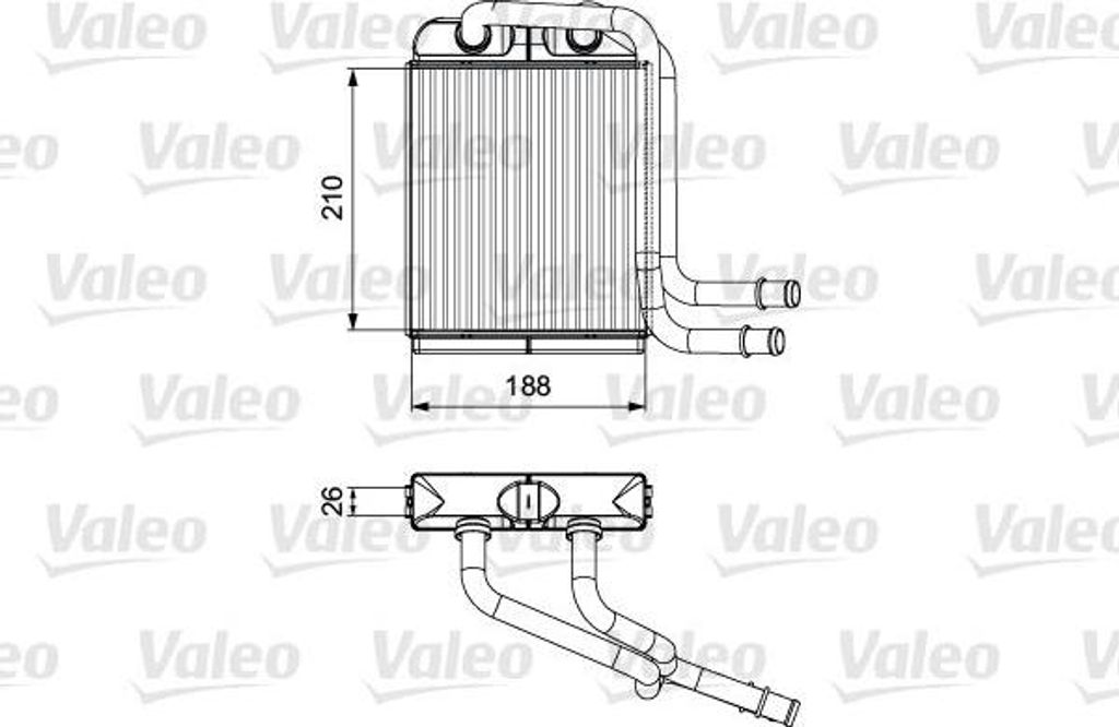 VALEO 811524 Heizsystem OE 7H1819031 kompatibel mit Multivan V, Multivan VI, Transporter V, Caravelle VI, Transporter VI