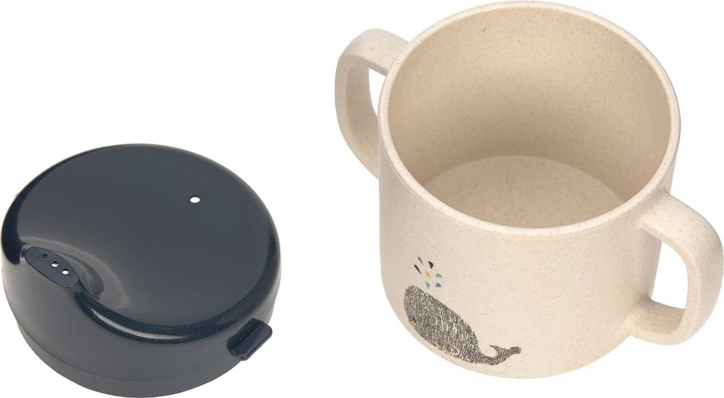 LÄSSIG Bicchiere con manico e coperchio rimovibile per Immagine del prodotto 