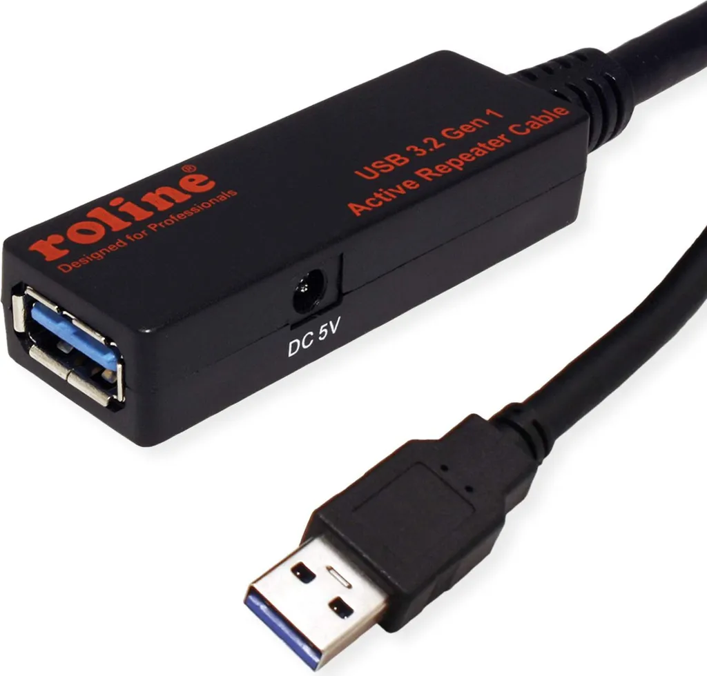 ROLINE Cavo USB 3.2 Attivo 10m: Potenzia il tuo Setup Studio/Gaming