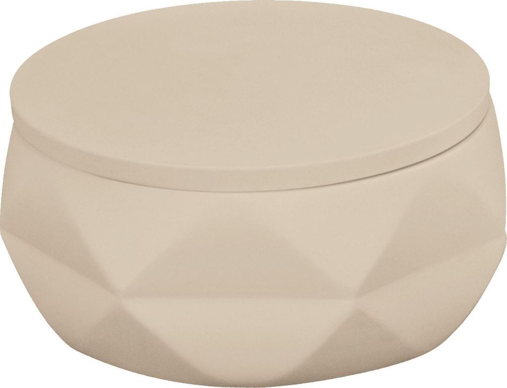 Kleine Wolke Wattedose CRACKLE JAR Sandbeige