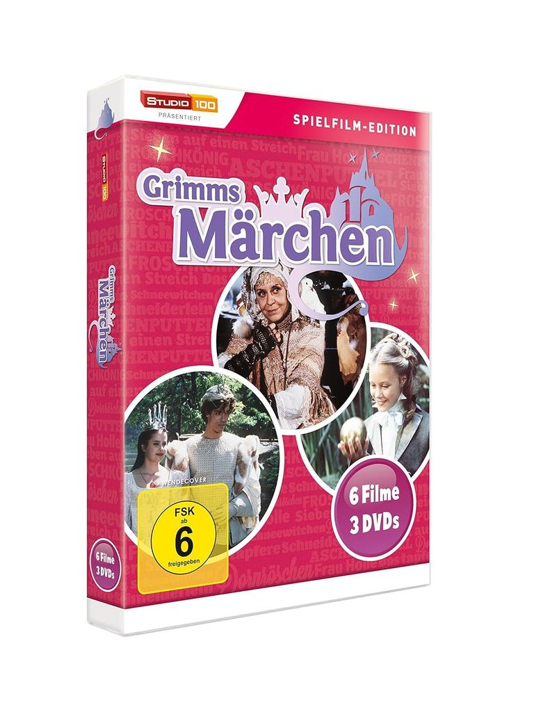 A DVD box set of Grimm's Fairy Tales.