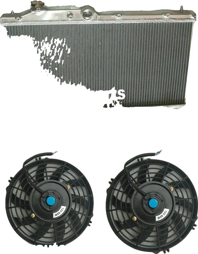 Radiateur Aluminium Haute Capacité avec Ventilateur Électrique Inclus