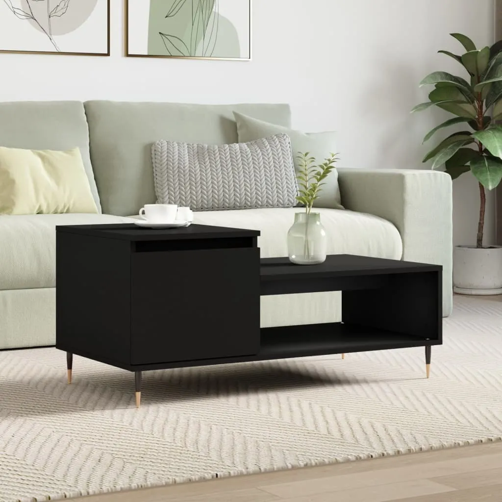 Maison Exclusive Tavolino Salotto 100x50x45 | Legno Nero Elegante