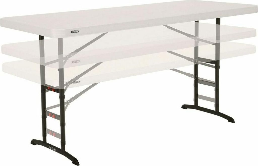 Table Klapptisch Lifetime Weiß 183 x 76 cm rechteckig