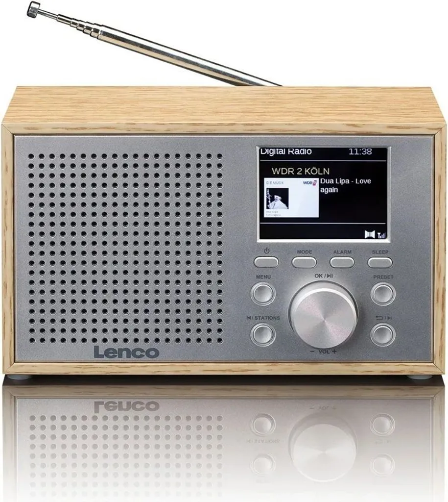 Radio Lenco DAR-017WD Legno per Casa e Cucina | DAB+ Bluetooth - 5