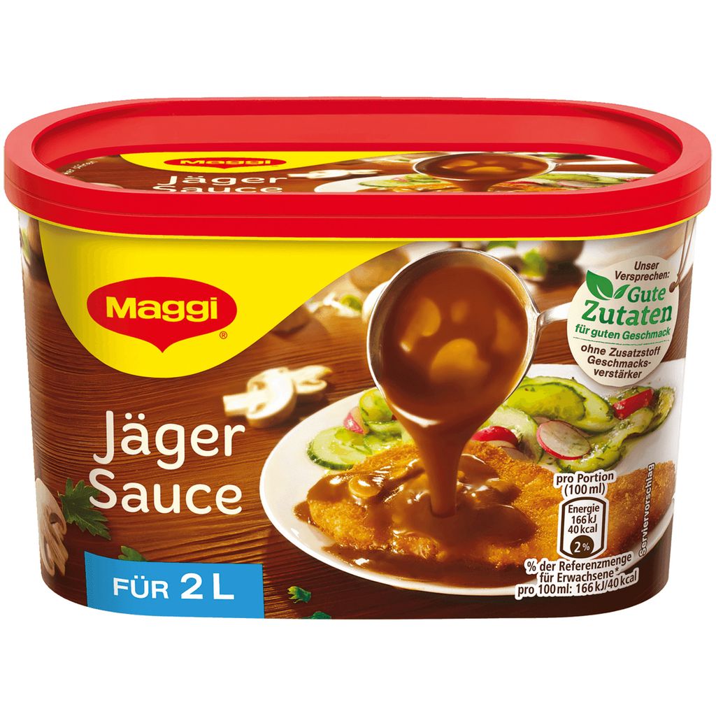 Maggi Jäger Sauce ideal für Schnitzel Braten und Steaks Produktbild 