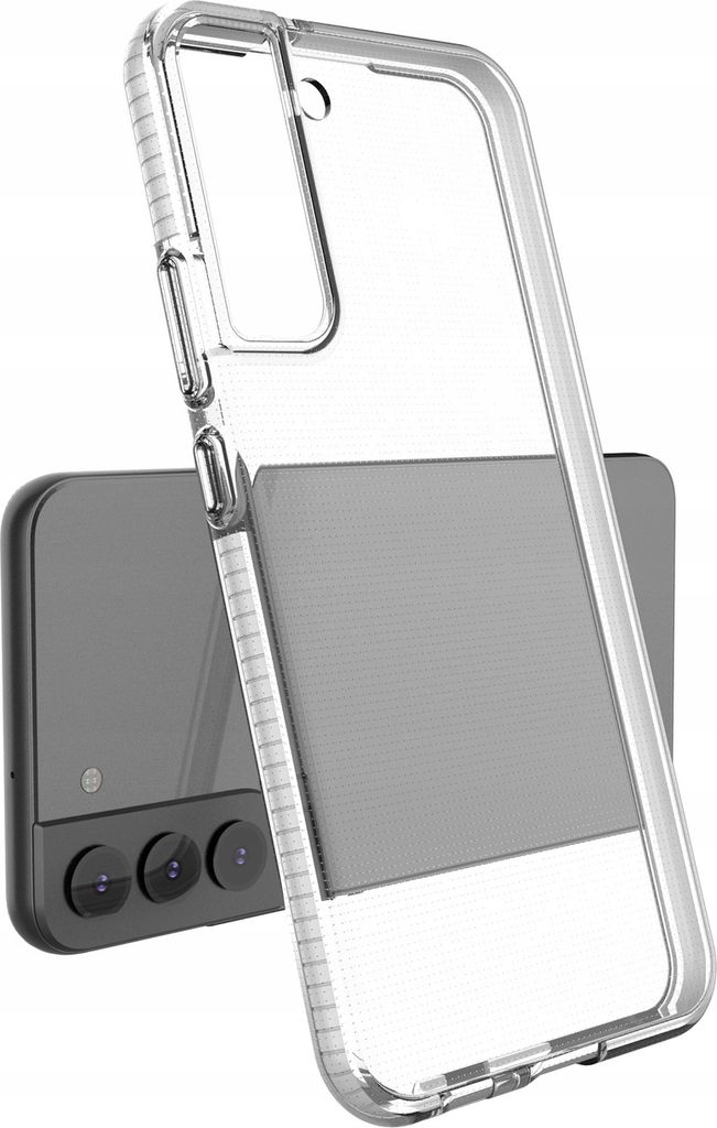 Pružinové puzdro kryt s rámom pre Samsung Galaxy S22+ Black Obrázok produktu 