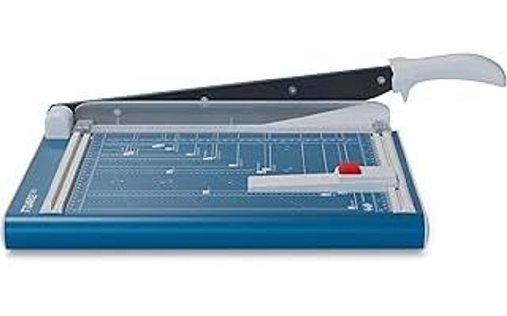 Dahle 533 Schneidemaschine (Bis DIN A4, 15 Blatt Schneidleistung) blau