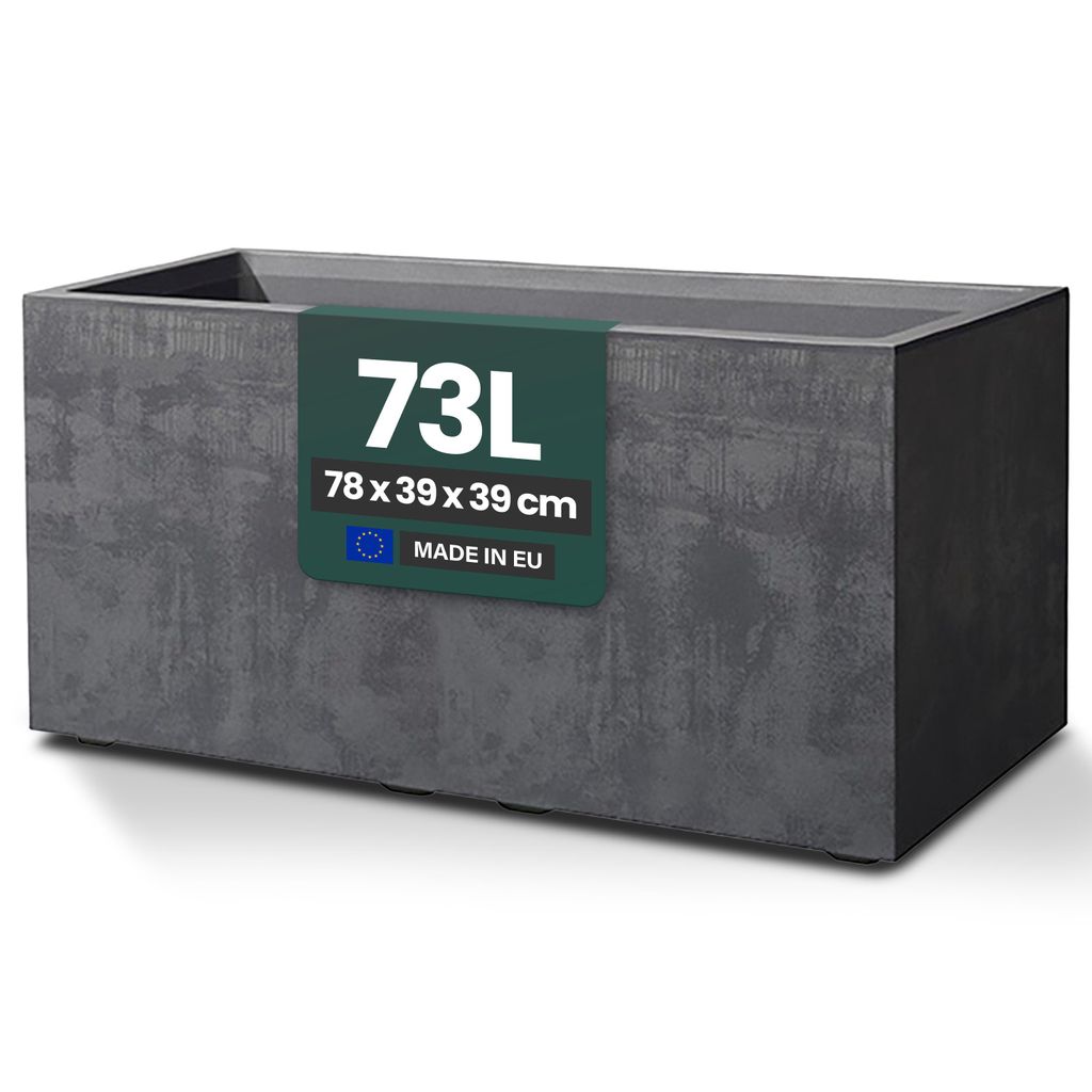 XL Pflanzkasten „Millennium“ 78x39x39 cm – 73L Volumen – Produktbild 