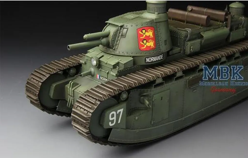 Char 2C MENG TS-009 Maquette Facile à Monter Sans Défauts de Moulage