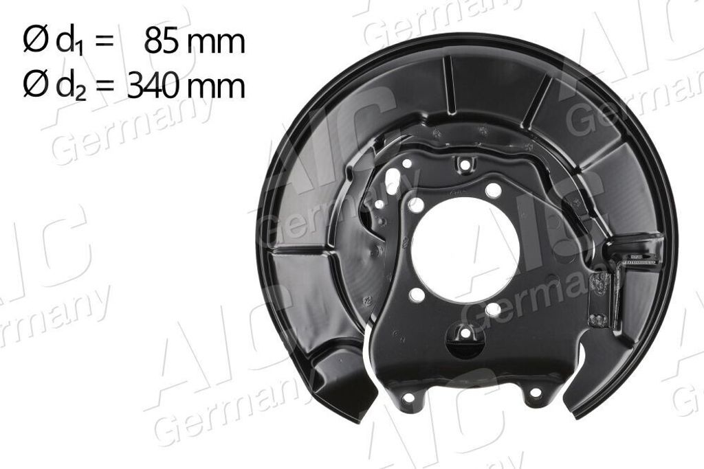 AIC Spritzblech Bremsscheibe für TOYOTA RAV 4 II (CLA2, XA2, ZCA2, ACA2) Hinten Rechts 58275 Ankerblech