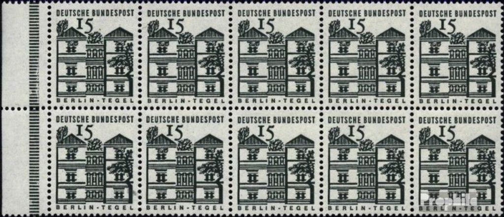 Briefmarken BRD (BR.Deutschland) 1965 Mi Hbl15 postfrisch