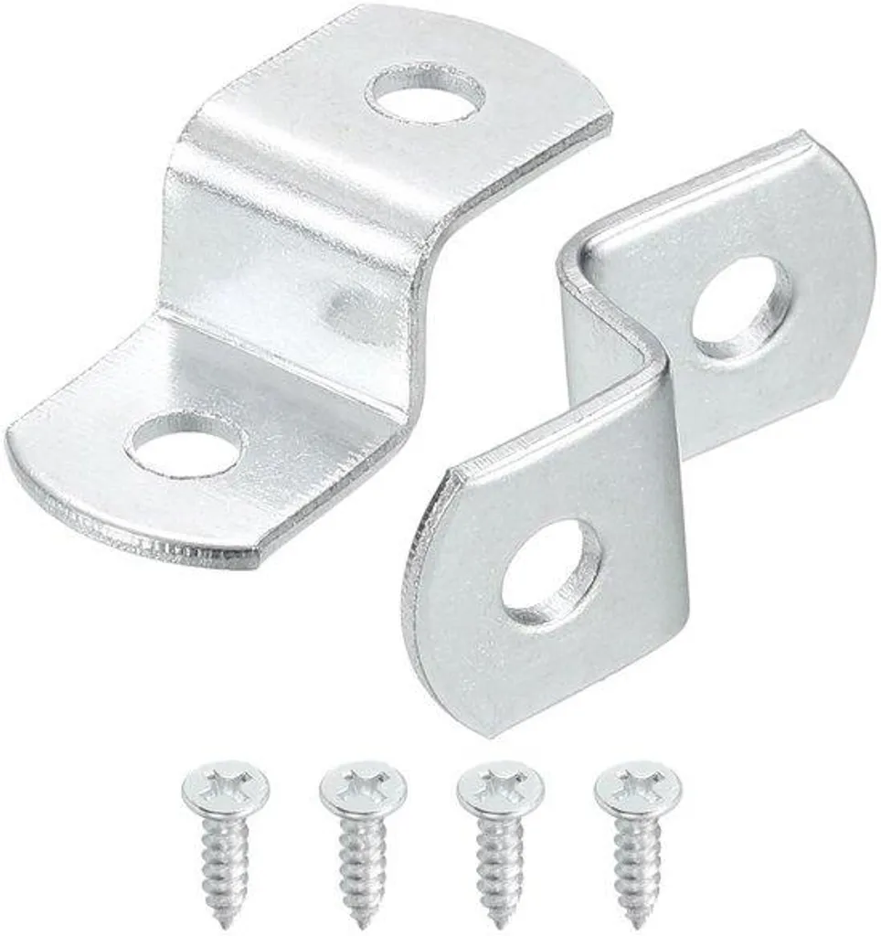 Attaches pour cadres photo et toiles offset 9,5 mm étain, lot de 10 pcs