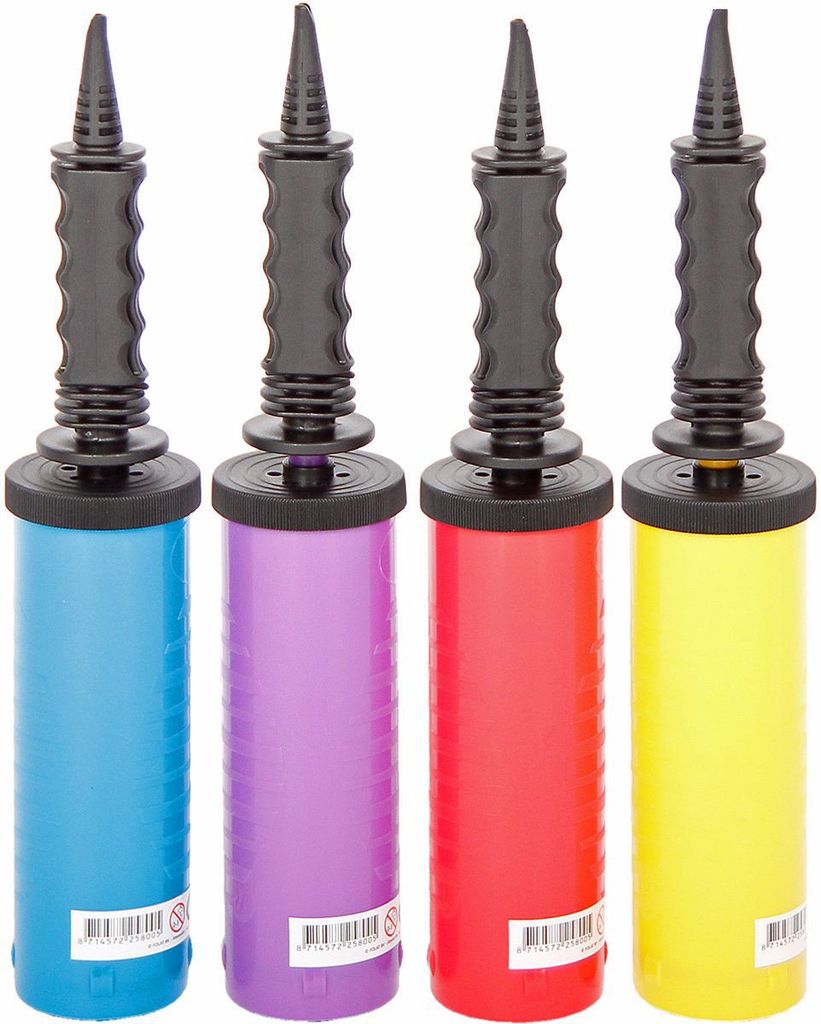 Multicolor Luftpumpe für Ballons 30cm Produktbild 