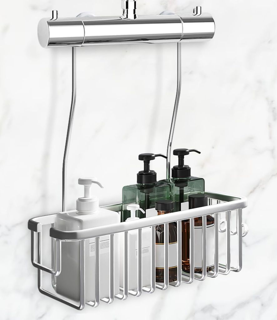 Duschregal ohne Bohren, hängend, einfach und elegant, Produktbild 