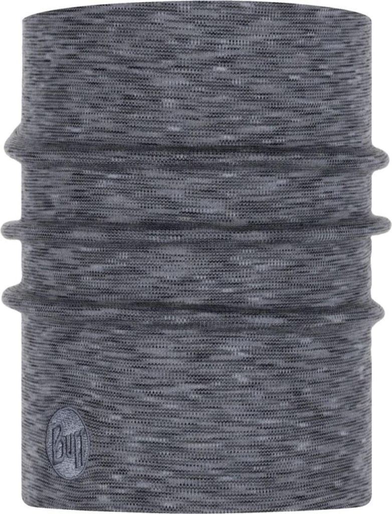 Buff Heavyweight Merino Wool Multistripes Fog Grey -