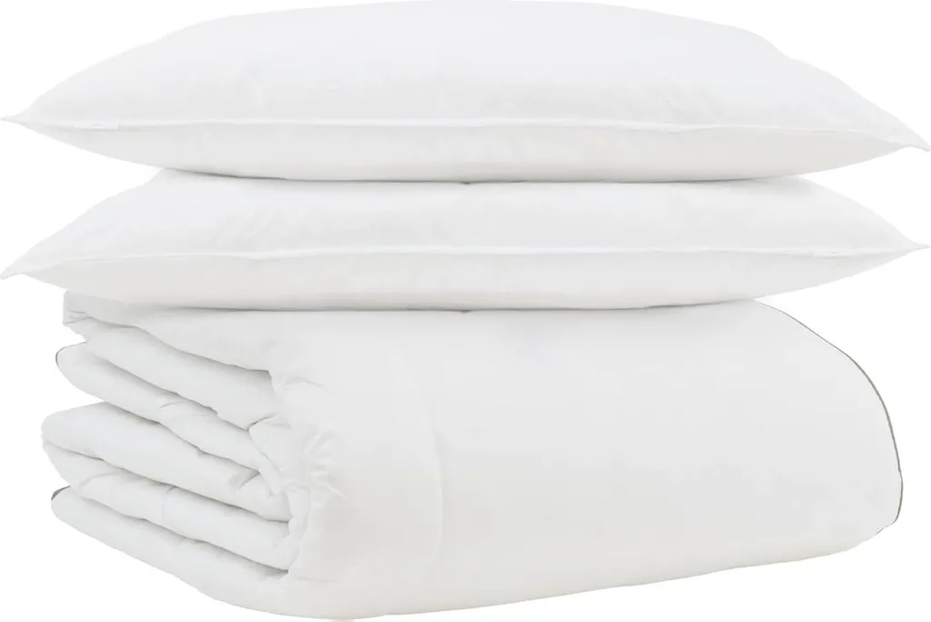 Piumino vidaXL Invernale in Microfibra Bianca - Performance Termica