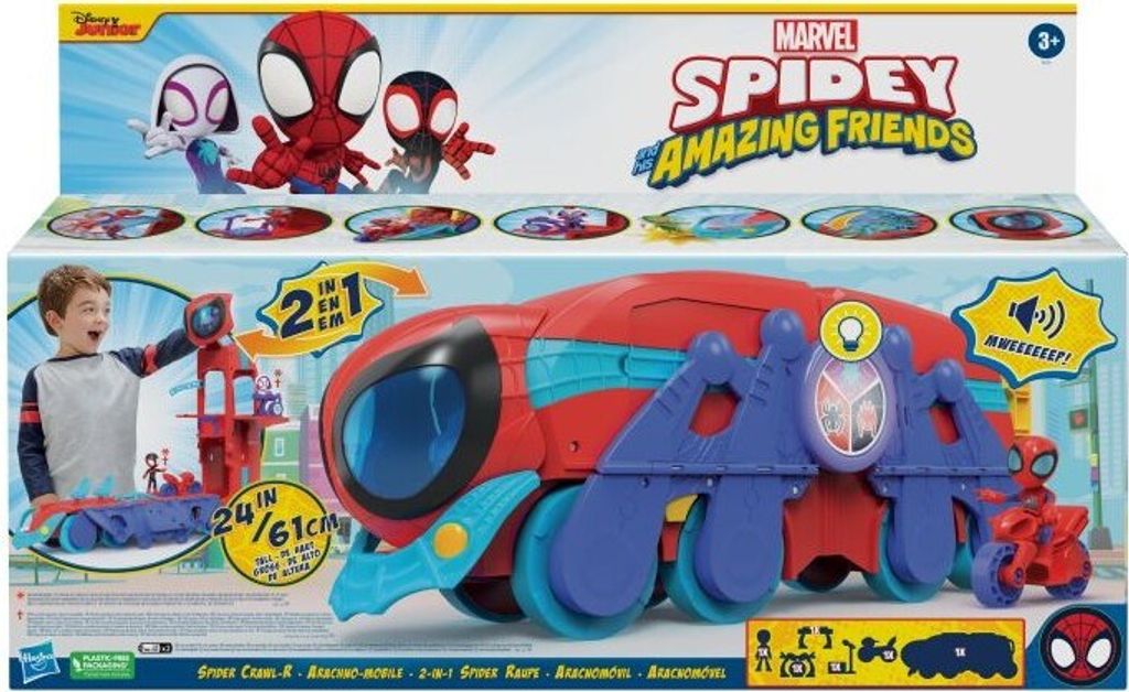 S  Play-Doh Marvel Spidey and His Amazing Friends 2-In-1 Produktbild 
