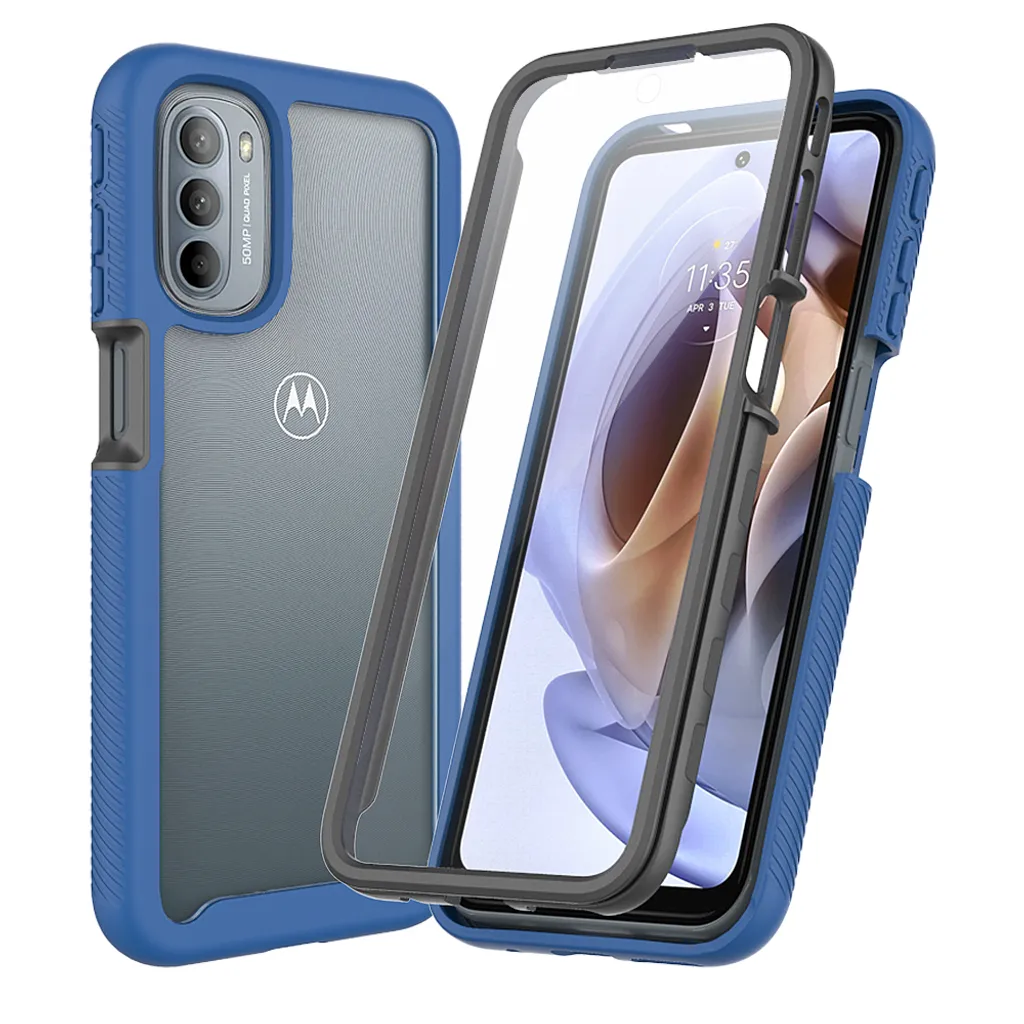 Ysnzaq Custodia per Motorola Moto G51 5G, Military Grade Hard