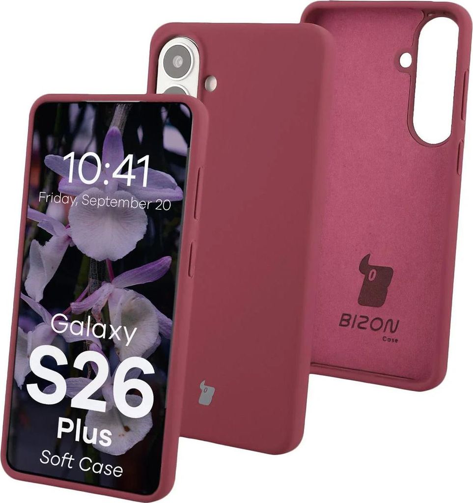 Silikon Handyhülle für Galaxy S26 Plus, Bizon Soft Case, Produktbild 