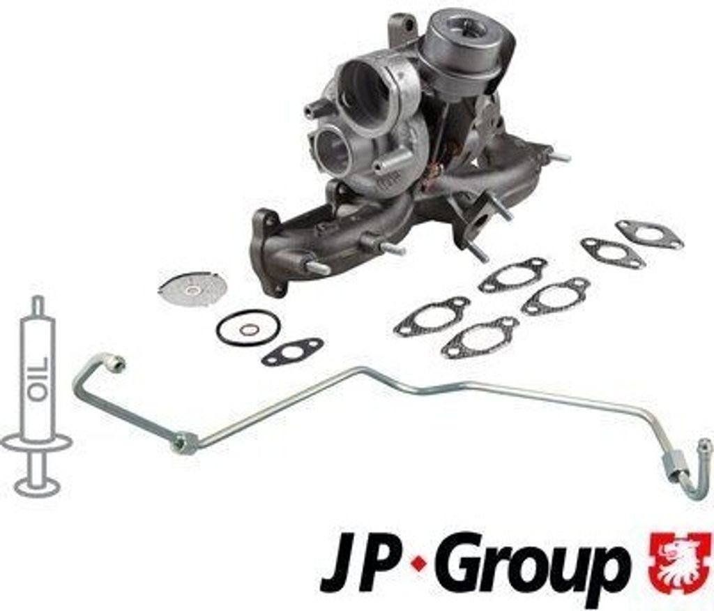 JP GROUP 1117801410 - OE 038253019JV Turbolader für T5