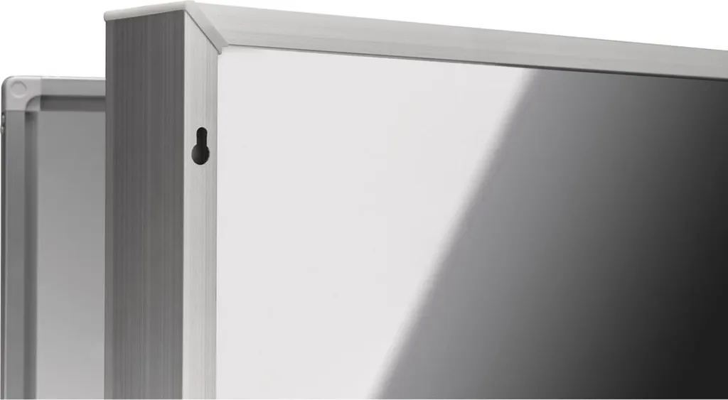 Vitrine d'affichage magnétique étanche avec cadre aluminium 4 x A4 - 11