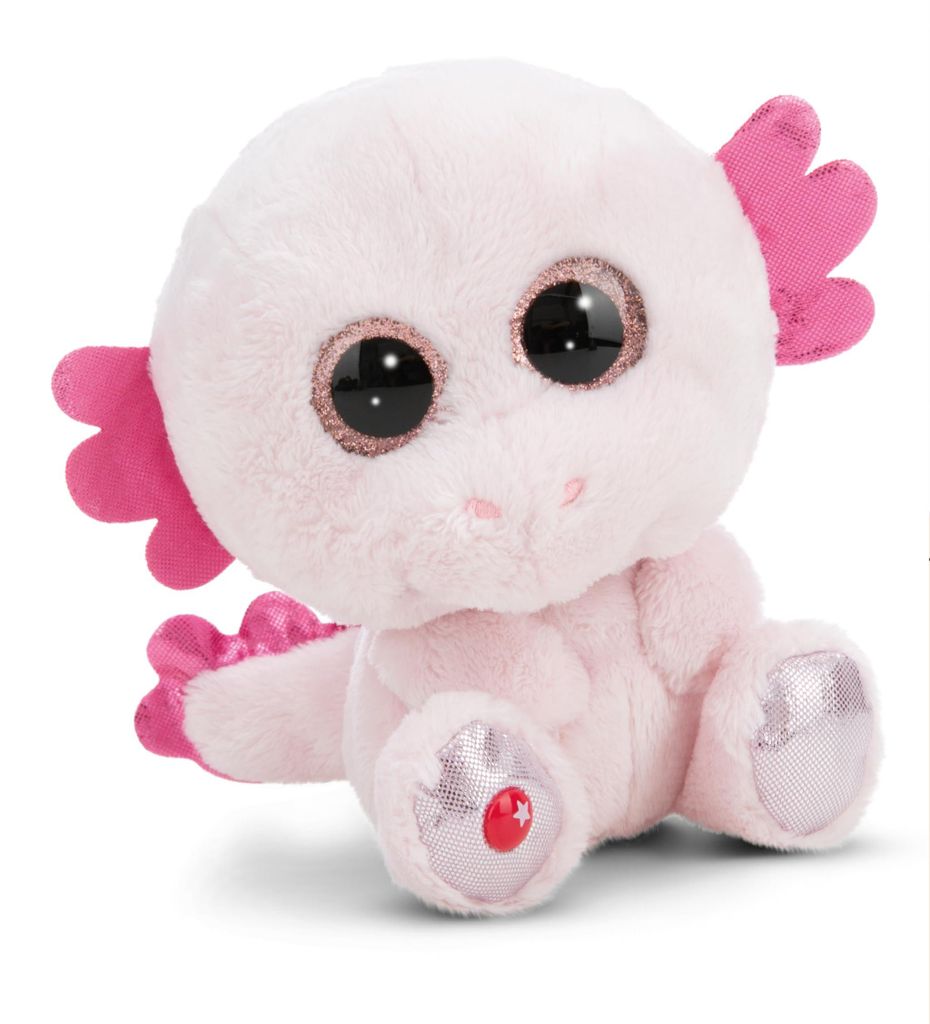 NICI Kuscheltier GLUBSCHIS Axolot Xomo 15cm rosa - Produktbild 