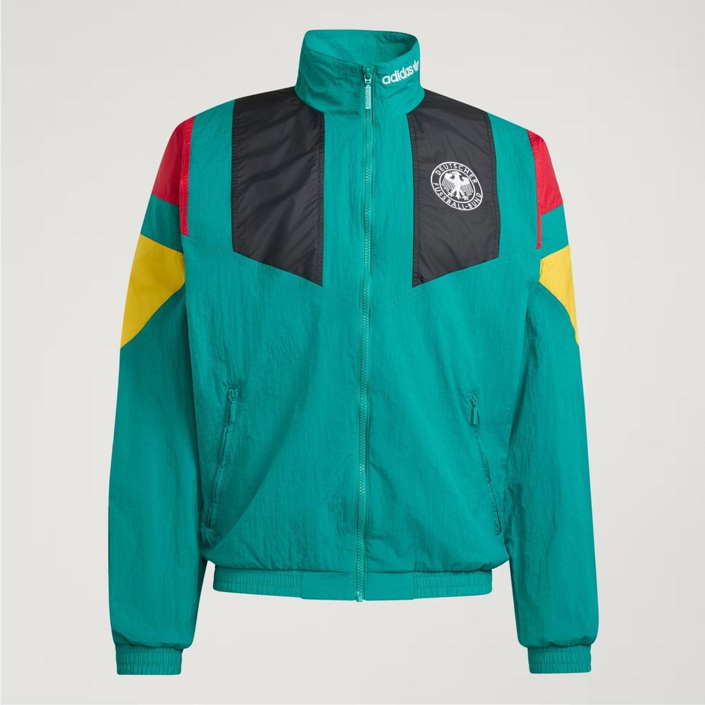 Adidas DFB Deutschland EQT grüne Trainingsjacke Fußball Produktbild 