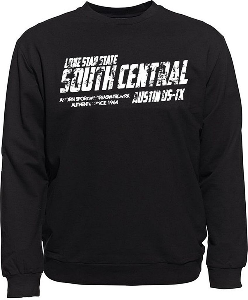 Übergrößen Sweatshirt AHORN SPORTSWEAR Lone Star weiß Produktbild 
