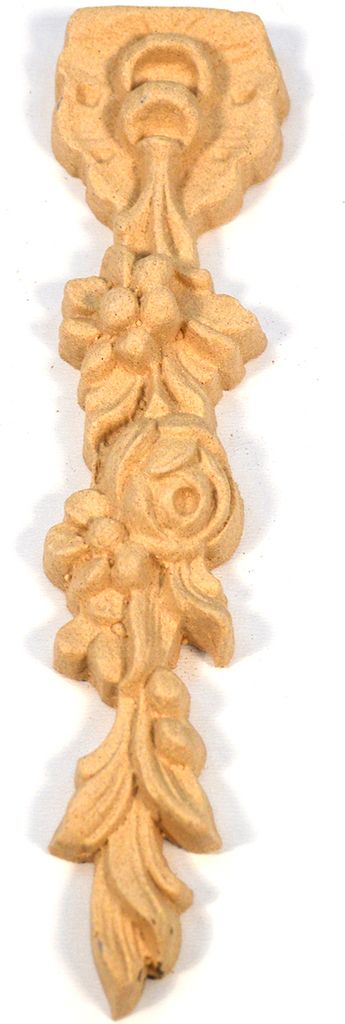 1 Stück IHC Dekoration für Schrank, Tür, Möbel Ornament Holzornament Onlay Applique Höhe: 165mm