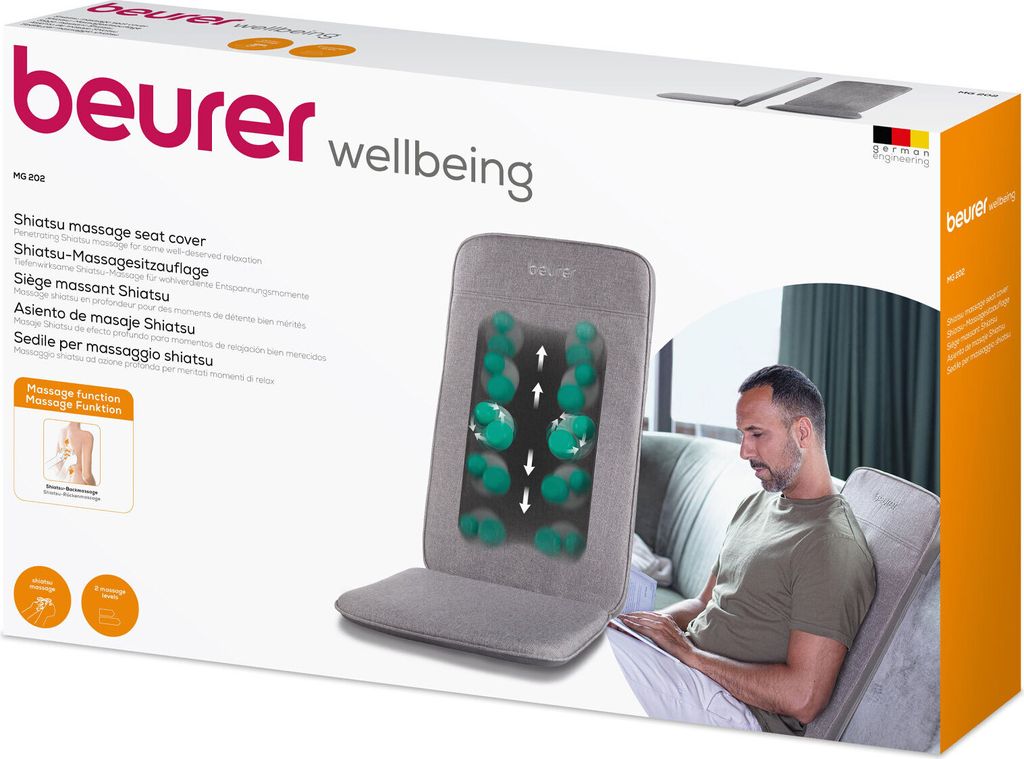 beurer MG 202 Shiatsu Massageauflage Produktbild 7