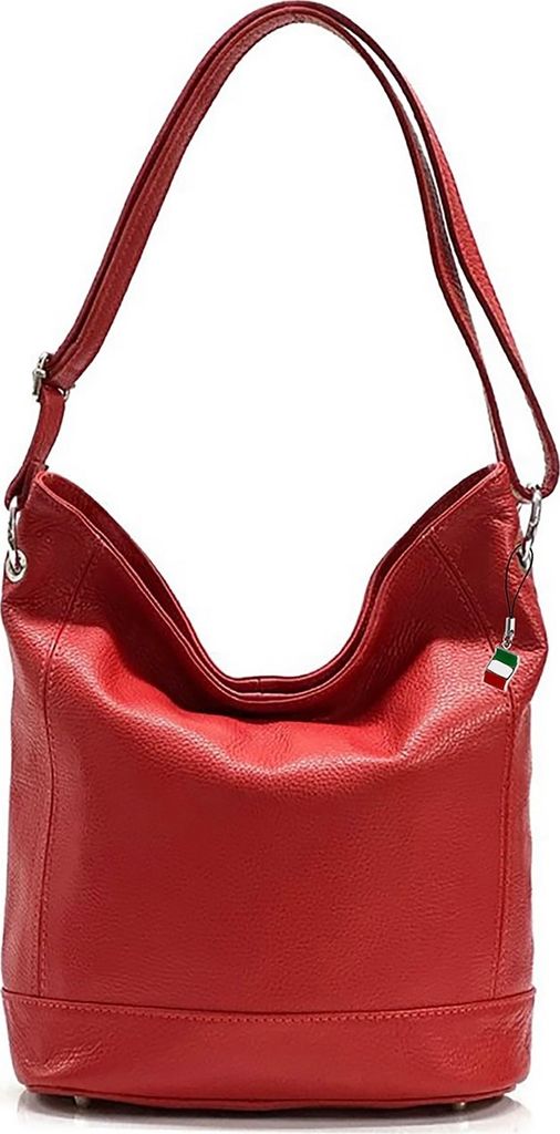 Florence Leder Tasche Schultertasche Shopper rot OTF159R