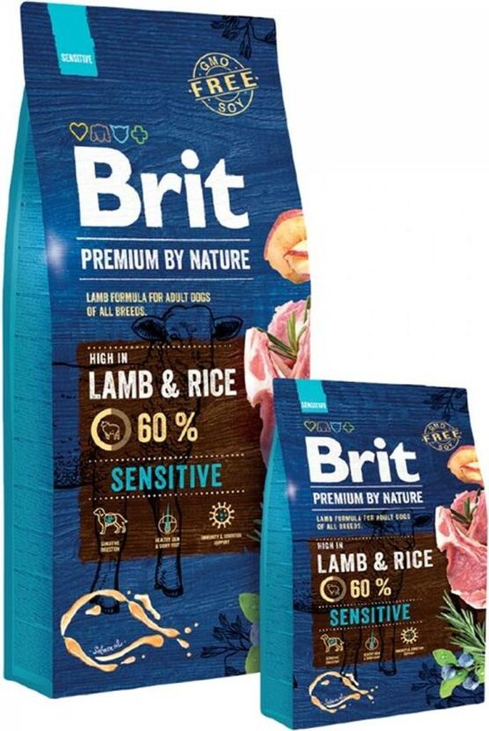 Brit Premium By Nature Sensitive Lamb 3kg Zdjęcie produktu 