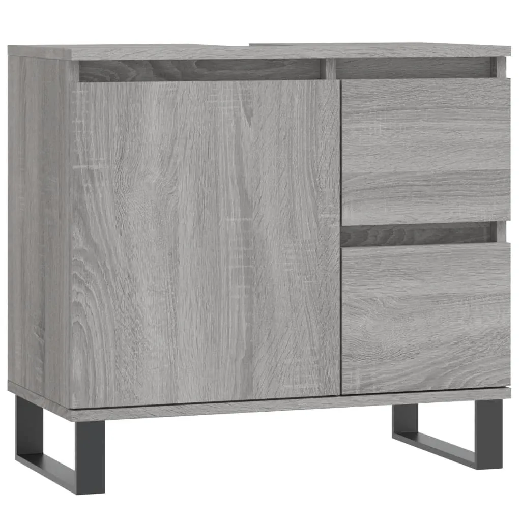 Offerta SYFAX™ Armadietto Bagno 65x33x60 cm Grigio Sonoma - Acquista!