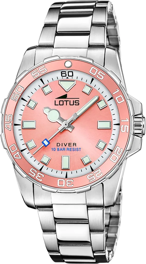 Lotus 18937/4 Donna: Orologio Trendy in Acciaio Argento e Rosa