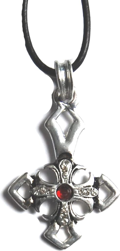 Anhänger Vendte Kors Valkyrie, mit 925-Sterling versilbert