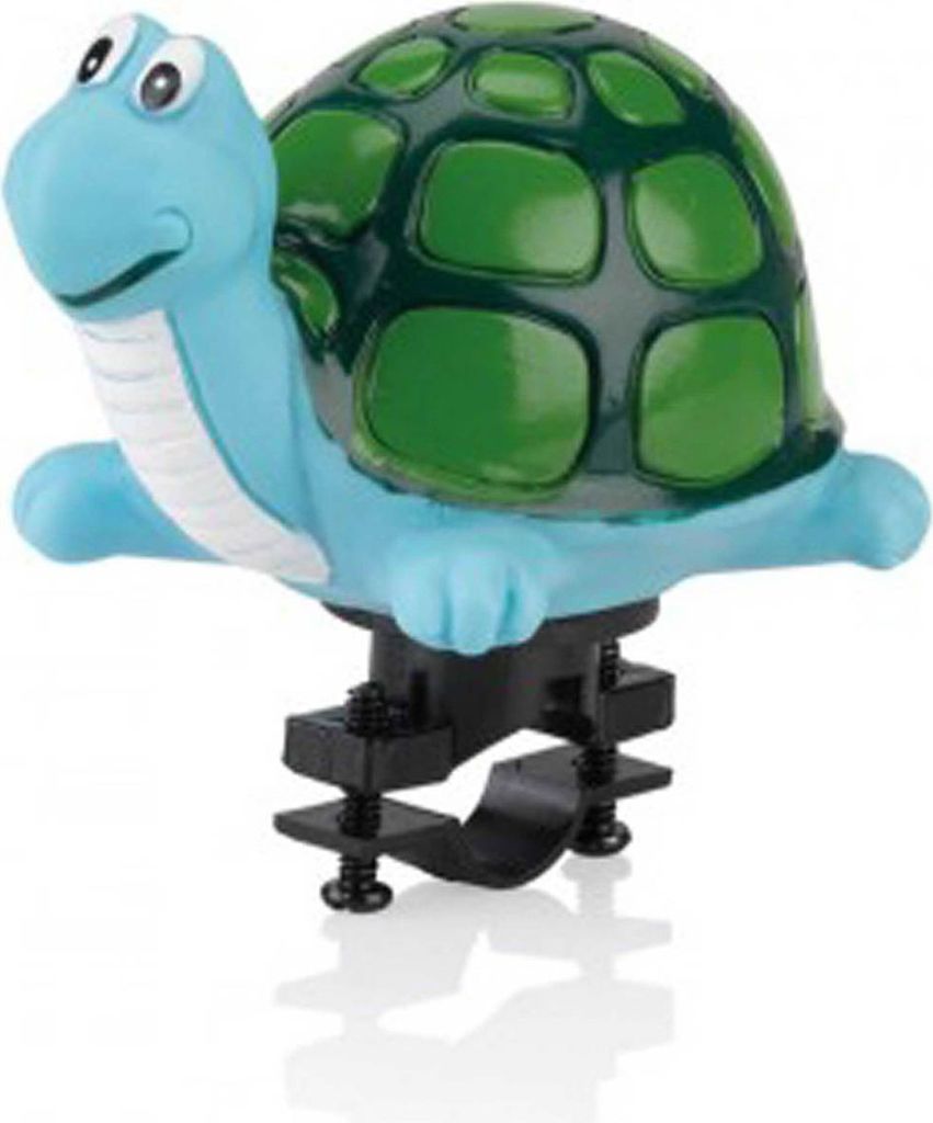 XLC Corne enfant tortue pour fixation sur guidon, bleu/vert Image du produit 