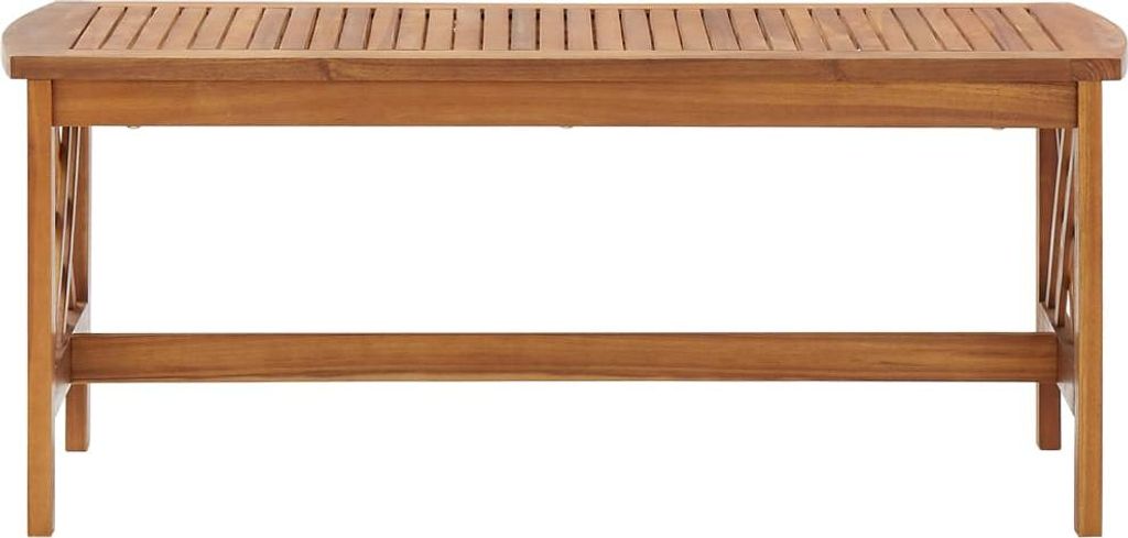 vidaXL Salontafel, 102x50x43 cm, massief acaciahout Productafbeelding 