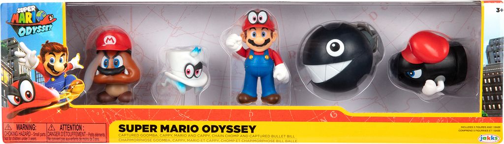 Super Mario Bros Balení 5 figurek 6,5 cm Obrázek produktu 
